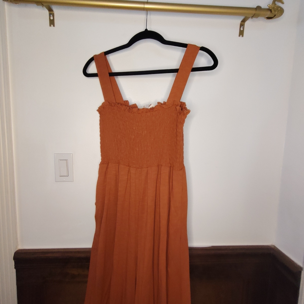 Roxy Terracotta Midi Dress